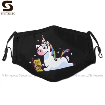 

Unicorn Mouth Face Mask Unicorn Believe In Yourself Magically Fabulous II Facial Mask Kawai Cool with 2 Filters for Adult