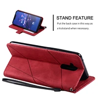 Skórzane etui do Huawei P20 P30 P40 Pro Lite E Mate 20 30 40 Pro Lite P Smart 2019 Y6P 2020 2021 odporny na wstrząsy telefon stań pokrywy 2