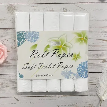 

Soft Toilet Paper 10 Rolls Household Ultra Mild Bathroom Kitchen Small Roll Of Paper Face Cleaning Household Towle Tissue Soft