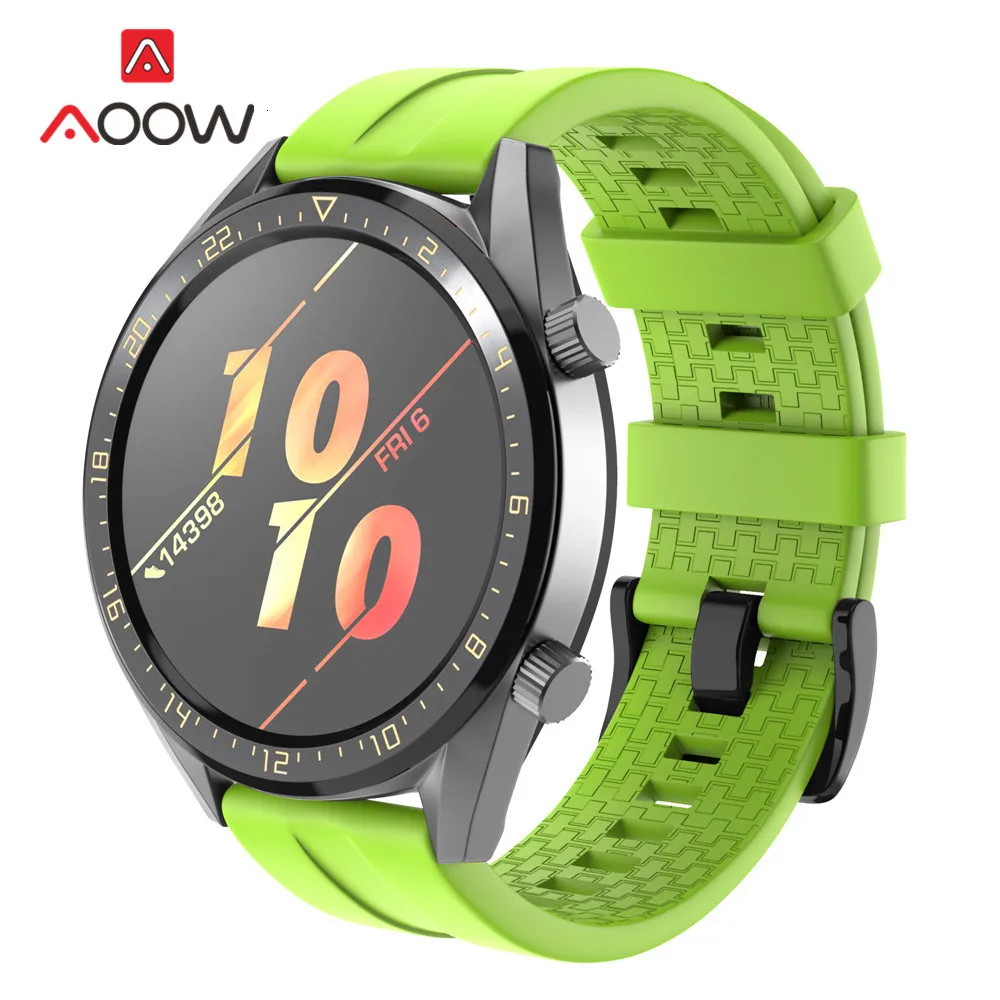 Спортивный силиконовый ремешок для часов 22 мм для huawei Watch GT Active/Classic Honor Magic быстросъемный браслет ремешок для умных часов