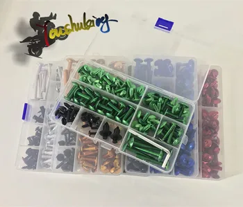 

free shipping Universal Motorcycle More Screw Kit Reaming Bolt Nut Washer For FJR 1300 R6S USA VERSION