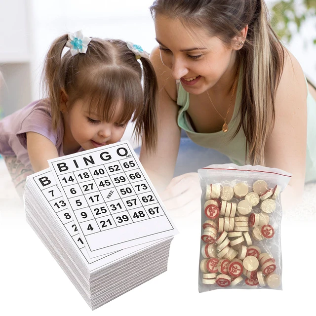 On sale the best entertainment tools classic bingo cards fun family  birthday holiday party card game for adults and kids - board game -  aliexpress