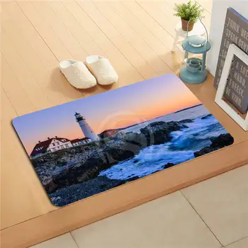 

P&!17 Custom Portland Head Light Doormat Home Decor Door mat Floor Mat Bath Mats foot pad U-725QQJ17