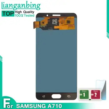 

Amoled LCD For Samsung Galaxy A7 2016 A710 A710F A710M Phone LCD Display Touch Screen Digitizer Assembly Sensor Replacement