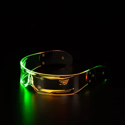 Flashing LED Luminous Sunglasses Vintage Punk Goggles Men Women Fashion Party Colorful Neon Light Up Glasses Shades 2022 Hot coach sunglasses Sunglasses