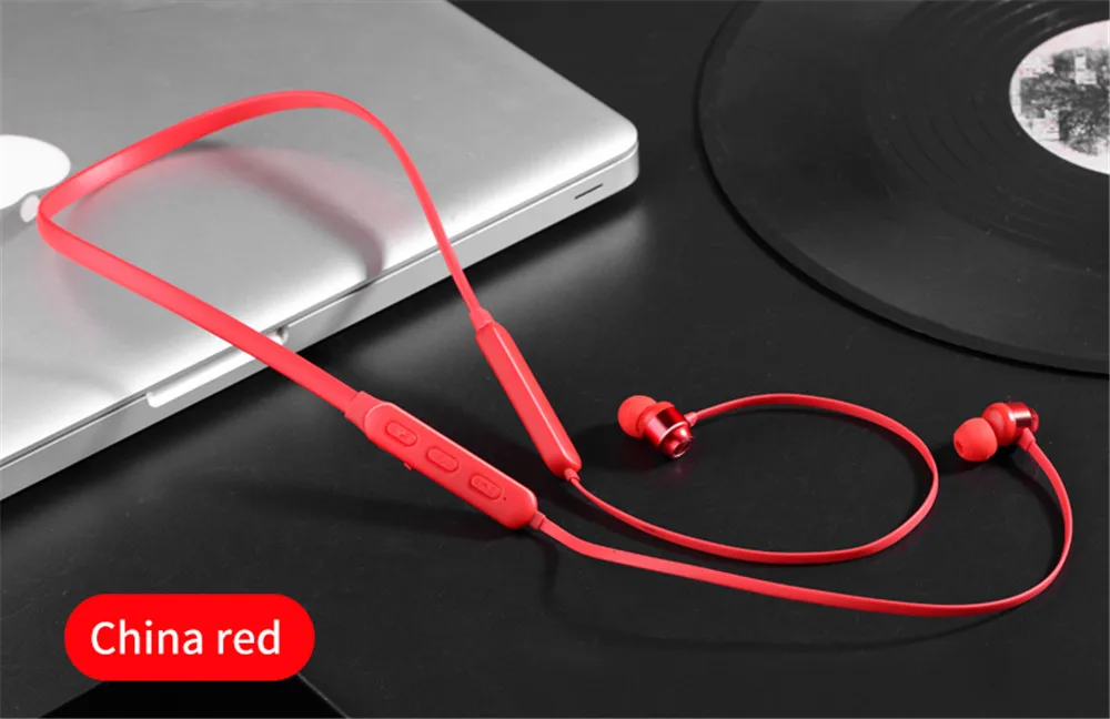 M9 висячая Шея Bluetooth стерео гарнитура наушники-вкладыши спортивные шеи Висячие Бег для всех смартфонов