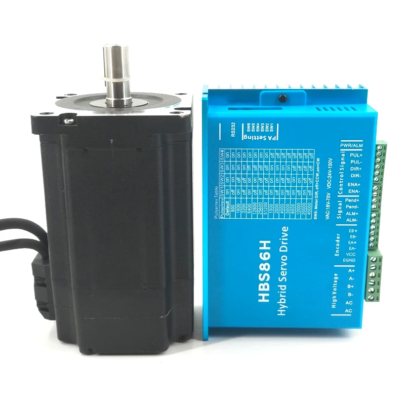 

NEMA34 closed-loop stepper motor set closed-loop driver HBS86H+ 8.5n.m high-speed constant torque closed-loop motor