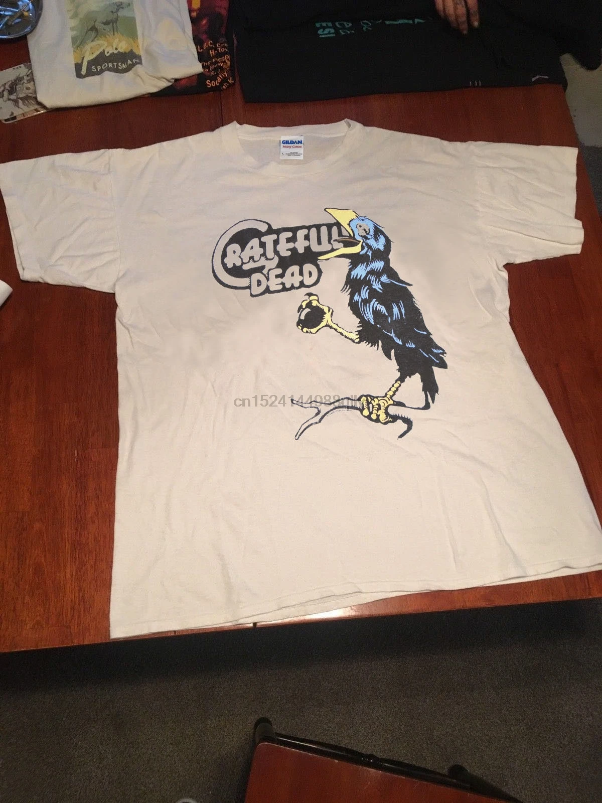 

Grateful Dead Crow Vintage T Shirt Reprint Hil