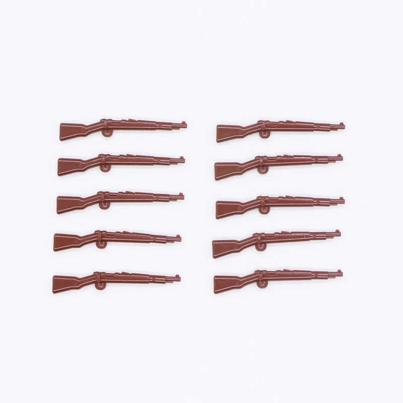 WW2 Military Weapon Pack Gun Building Blocks Rifle Sniper 98K Rocket Soldier Accessories Bricks Toys Compatible LegoINGlys Army (6)