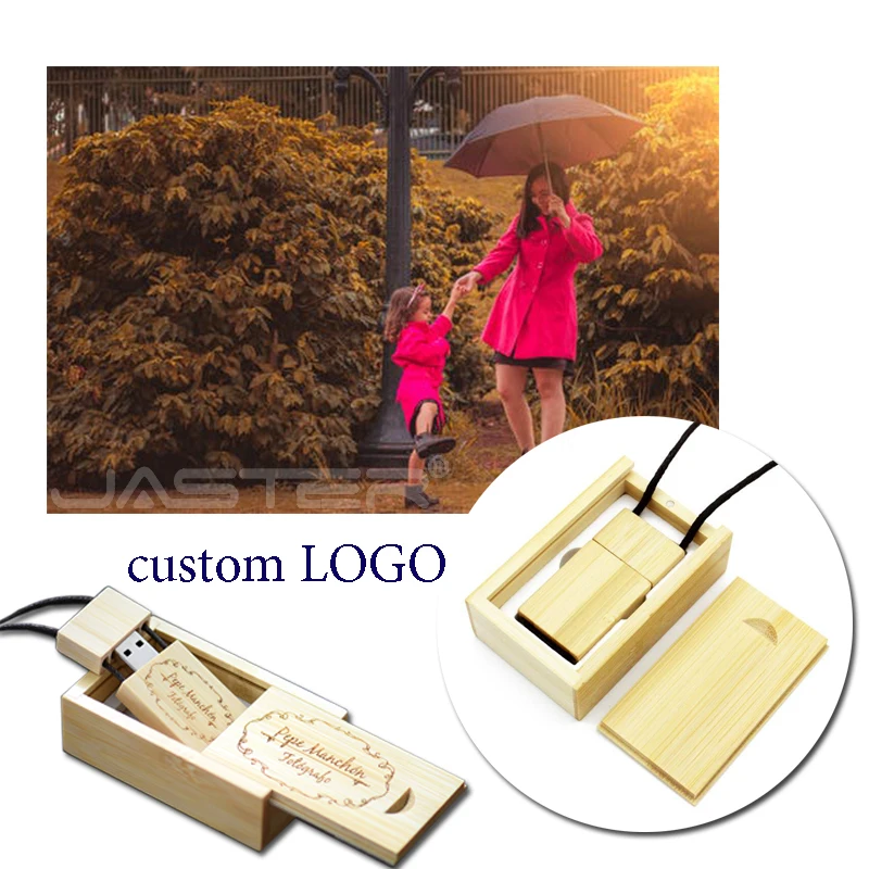 Usb флеш накопитель JASTER в деревянной коробке 4 64 Гб|pen drive memory stick|pendrive 8gbwood pendrive |