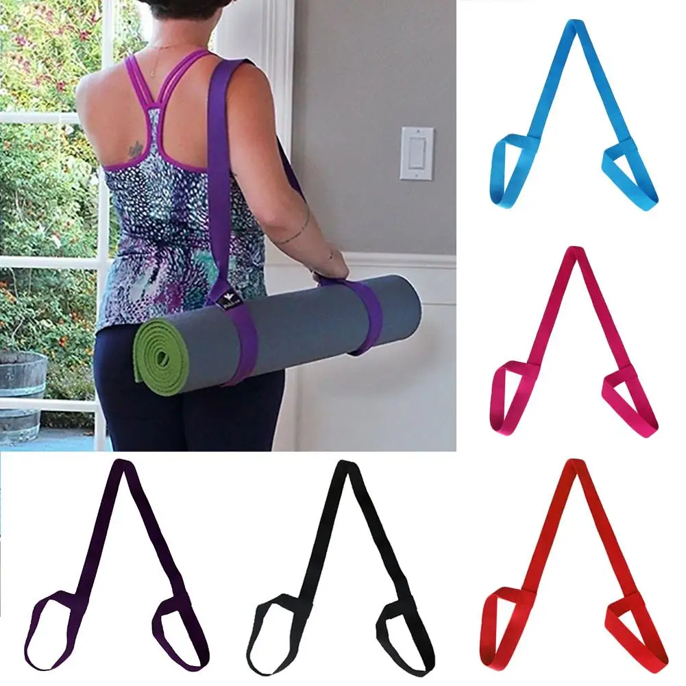 1pc Yoga Mat Sling Carrier Shoulder Carry Strap Exercise Stretch Adjustable* 