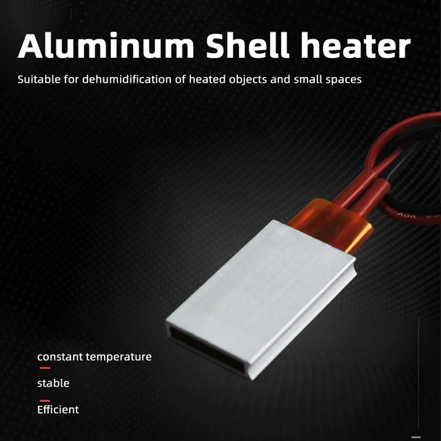 12 V/24 V/36 V/110 V Ptc Kerámia Elektromos Fűtőlemez Alumínium Héj Lap Állandó Hőmérséklet Fűtés 70/110/200 Fok - Image 5