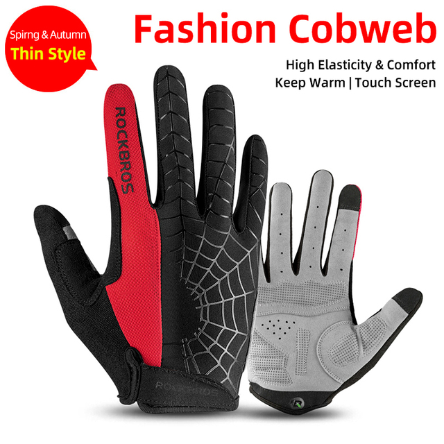 Windproof Cycling Gloves Touch Screen Riding MTB Bike Bicycle Gloves Thermal Warm Motorcycle Winter Autumn Bike Gloves
