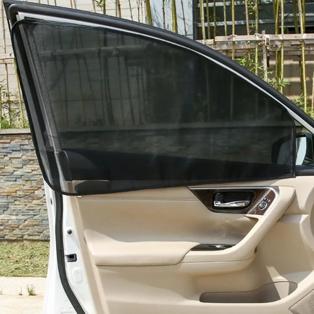 Lot De 4 Pare-Soleil Magnétiques Pour Fenêtres De Voiture - Protection UV, Ventilation, Vie Privée - Adulte Et Enfant