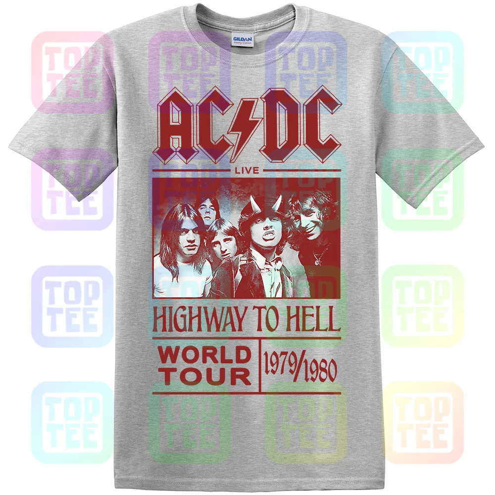 AC/DC Футболка Highway To Hell World Tour 1979/1980 все размеры официальный логотип