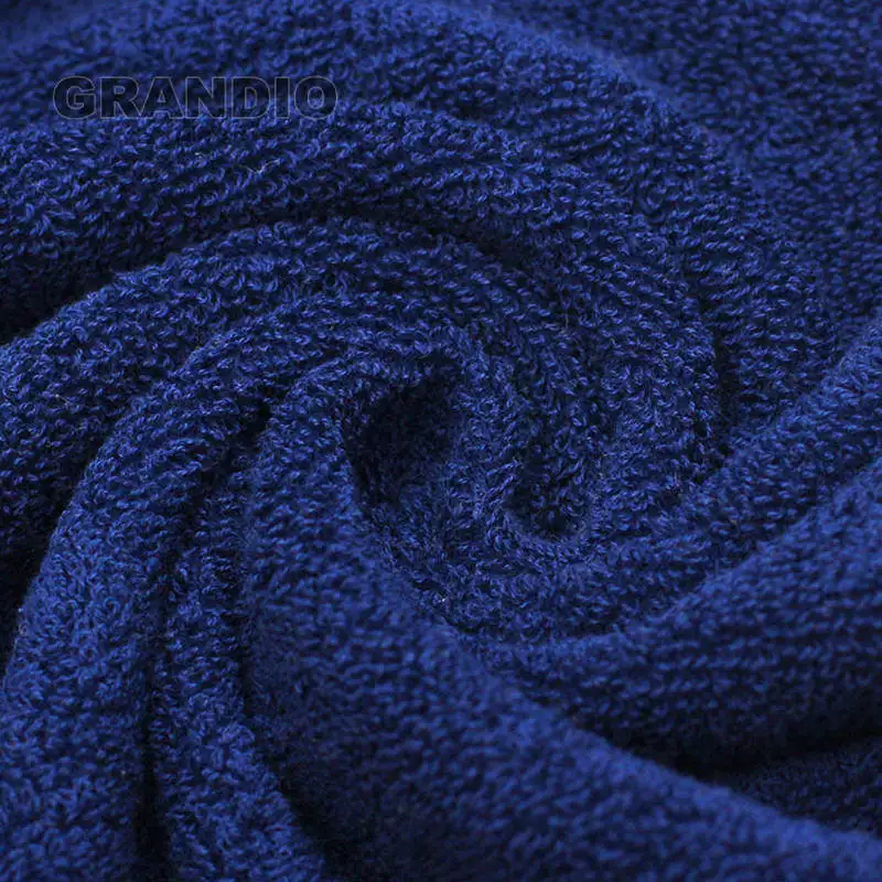 Полотенце для лица из хлопка, полотенце для рук 34x75 см, геометрическое, голубое, белое, дорожное, Пляжное, спортивное, махровое, банное полотенце для взрослых