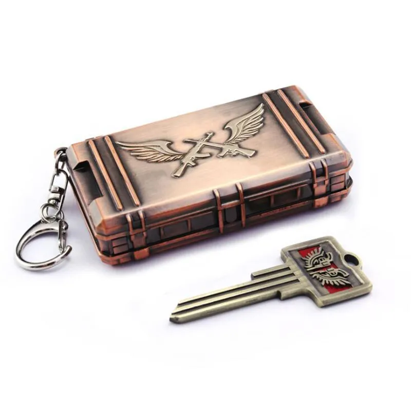  Game PUBG Triumph Treasure Box Chest Playerunknown's Battlegrounds Cosplay Props Funny Fancy Key Ch