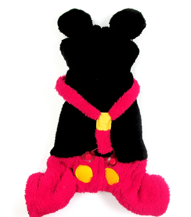 Mickey Милая Одежда для питомцев с Микки Маусом, пальто для маленьких собак, зимняя Пижама для собак, мягкий теплый комбинезон для чихуахуа, одежда для собак - Цвет: Mickey