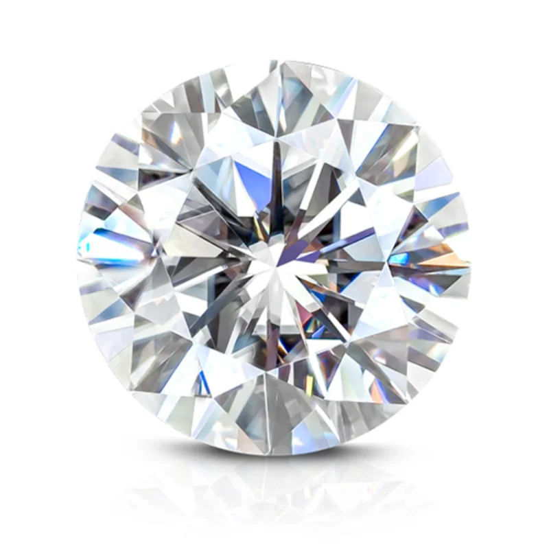 Предлагаем сертификационный тестер высокого качества EF color 1ct 6,5 мм VVS блестящая огранка Муассанит для браслета алмаза