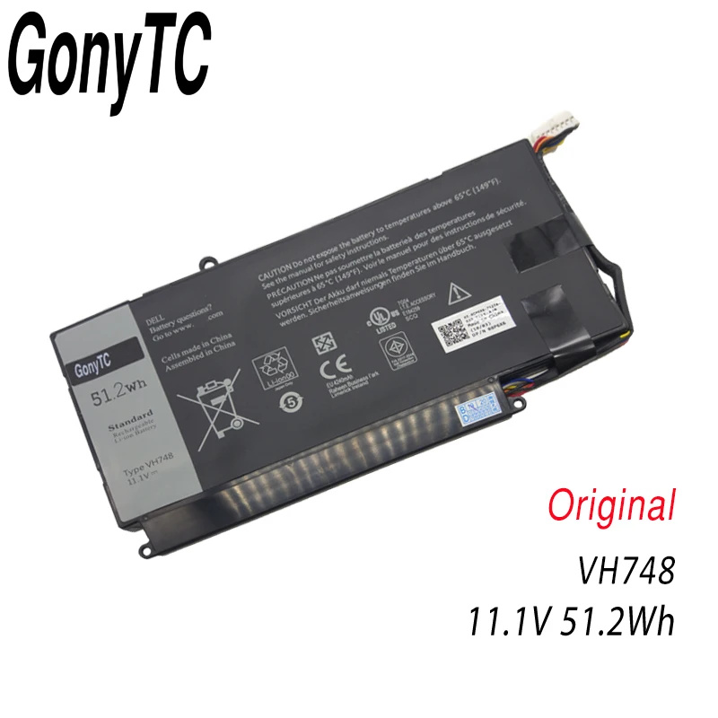 Оригинальный VH748 Аккумулятор для ноутбука DELL Vostro 5460 5470 5560 14 5480 Inspiron 5439 V5460D 1308 1318 5470D
