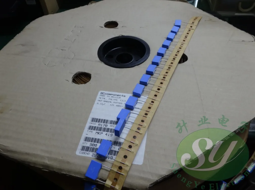 50 шт VISHAY BC MKP419 0,12 мкФ/400 V 120NF u12 124 precision 2% пленочный конденсатор