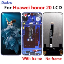 Дисплей 6,26 дюйма для huawei honor 20 honor 20 ЖК-дисплей кодирующий преобразователь сенсорного экрана в сборе с рамкой для honor 20 lcd
