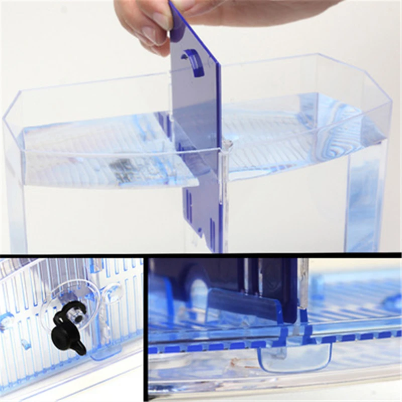 Мини аквариум для аквариума Betta Box Прозрачный Arcylic Fish seeding маленький ящик