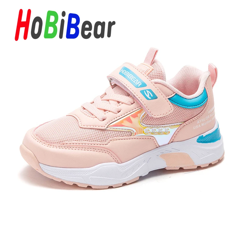 

Hot Sale Child Boy Designer Sneaker Breathable Casual Youth Girl Children Sneakers Pink Girls Shoes Kids Non-Slip Sport Shoe Boy