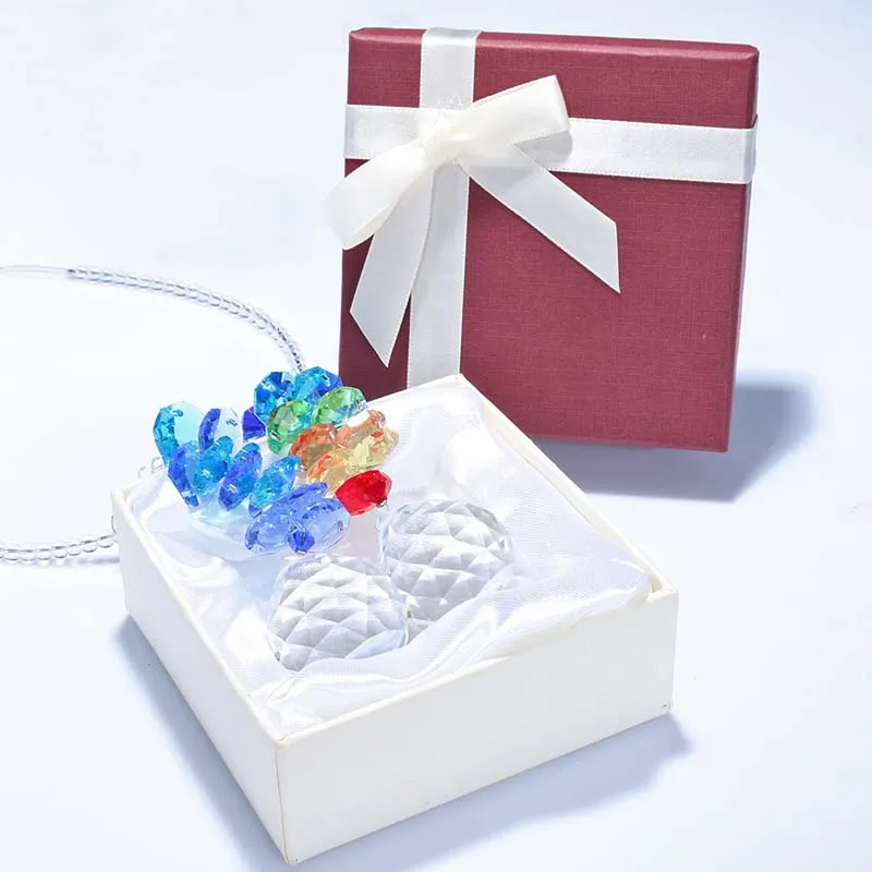 H& D Кристалл Suncatchers Радуга производитель окна висячие орнамент чакра хрустальные подвески для дома, офиса, сада декор(2 упаковки