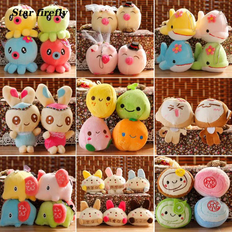 

Various styles Grab doll machine mini plush toy big sale wedding gift wedding throw doll Cute plush toy Stuffed toy for kid gift