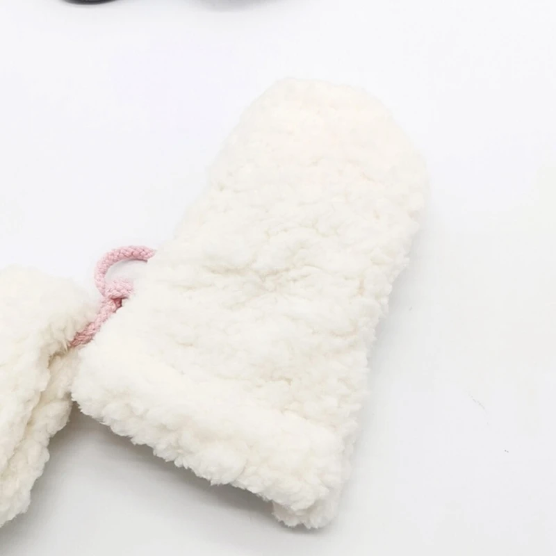 Детские перчатки для маленьких девочек и мальчиков; уличные зимние Лоскутные теплые варежки