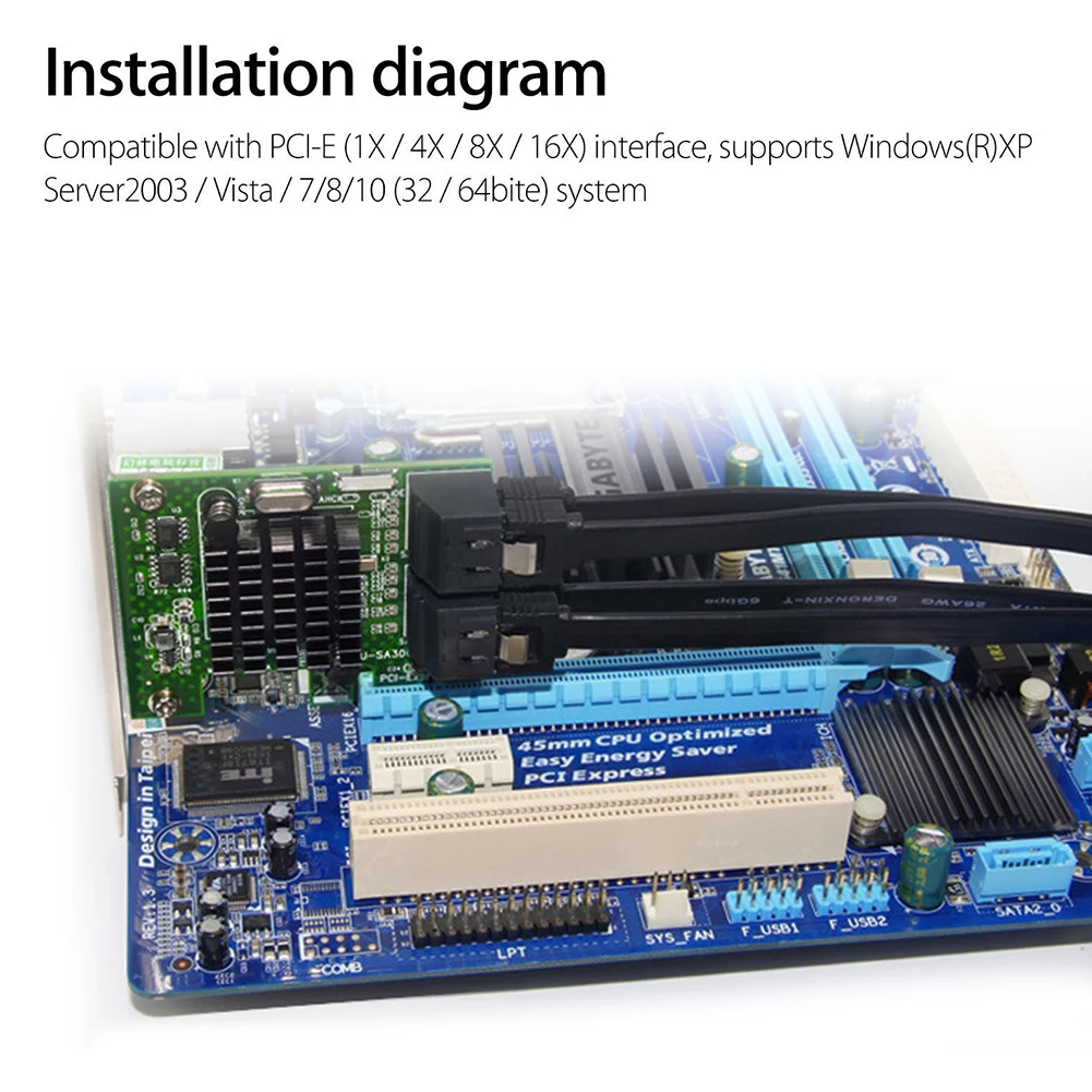 4 порта адаптер контроллера добавить на карту расширения PCIE к SATA3.0 прочный внешний PCI Express компоненты Расширенный компьютер
