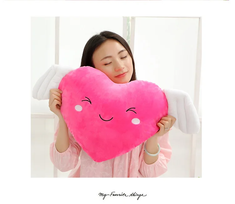 Креативная теплая подушка Angel Love Плюшевые игрушки Подушка для спины/Подушка для сиденья подарок на день рождения девочки может добавить логотип на заказ