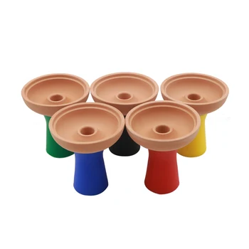 

1PC New Removable Cleaning One Hole Silicone & Ceramics Bowl For Shisha Chicha Hookah Smoking Accessories