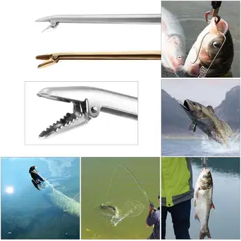

Fishing Hook Remover Clamp Clip Stainless Steel Unhooking Fishing Hook Remover Device Fish Catch Remover Plier Fishing 28.5cm