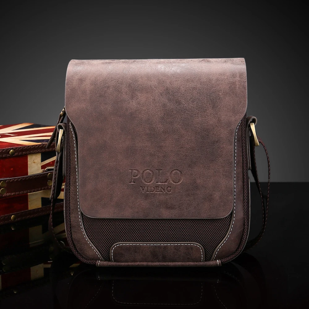 

MEN'S Bag Nylon with Leather nan bei bao Matte Leather Men's Shoulder Sling Bag Crossbody Bag Taobao AliExpress Hot Selling