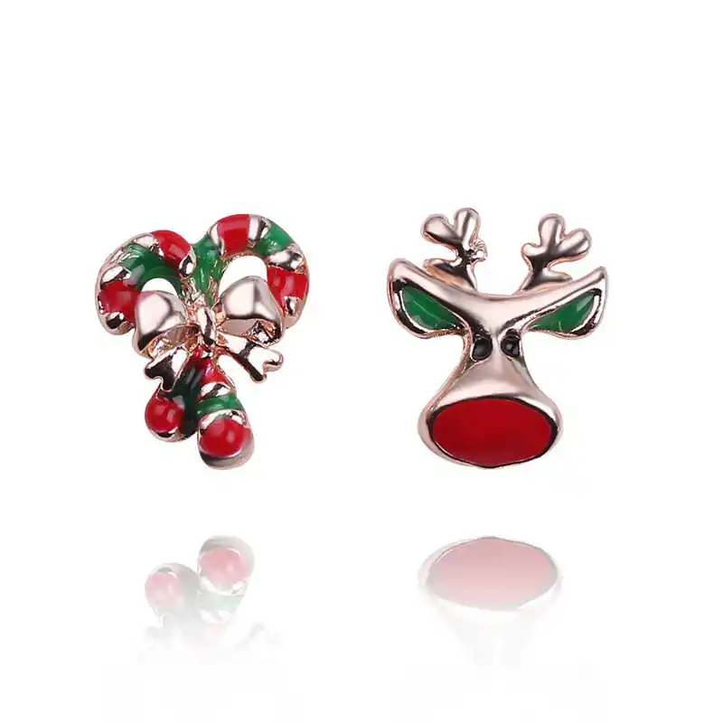

Arrival Christmas Jewelry Tree Santa Claus Ear Stud Kawaii Alloy Women Fashion Earrings