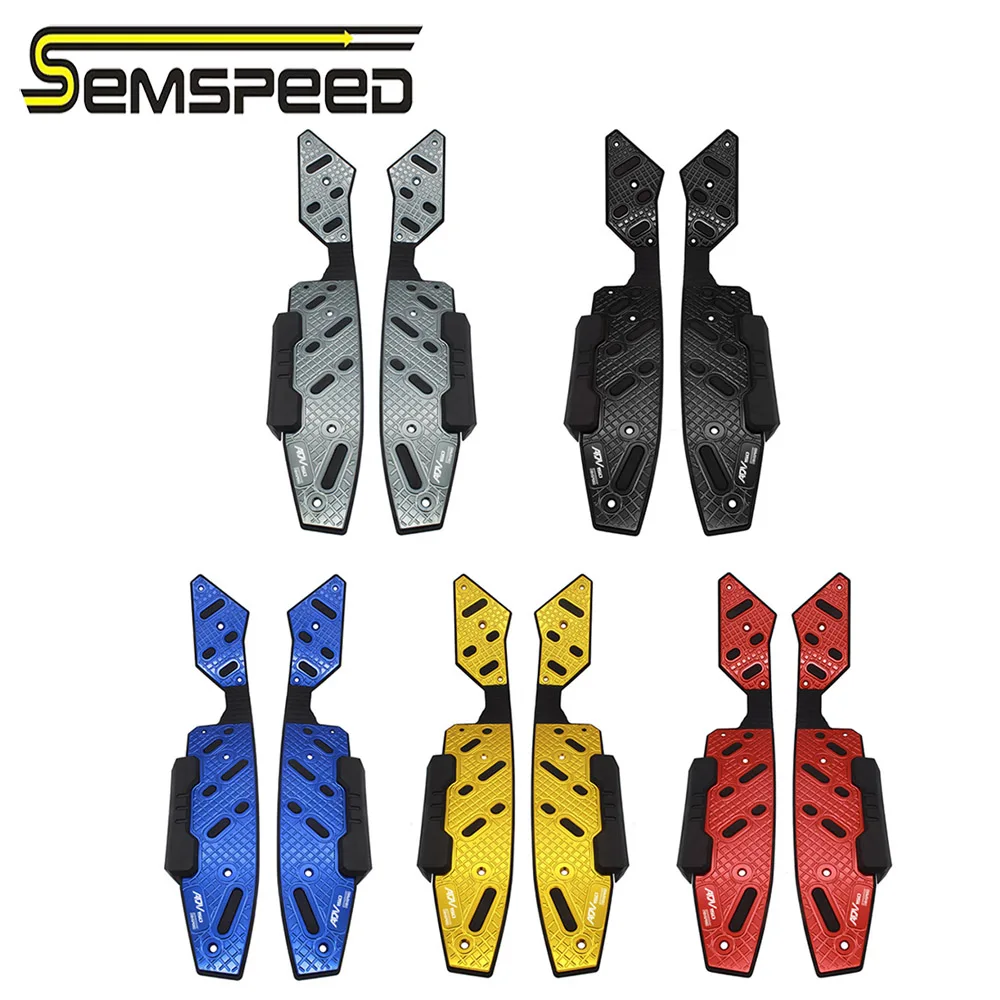 SEMSPEED мотоцикл подножки CNC ножные задние педали комплект Запчасти для Honda adv 150 ADV 125