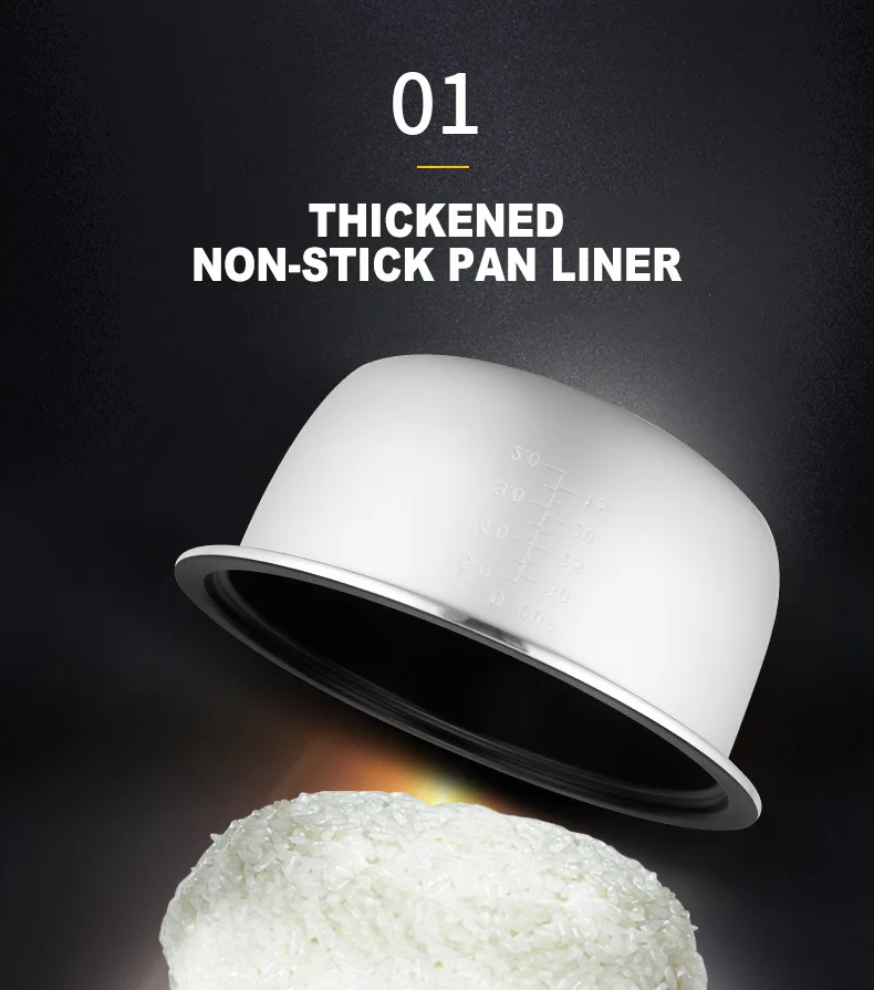 Description Picture 4 of item8L 10L Commercial Rice Cooker Canteen Large Capacity Multi Cooker Non-stick Pan Rice Cooking Machine