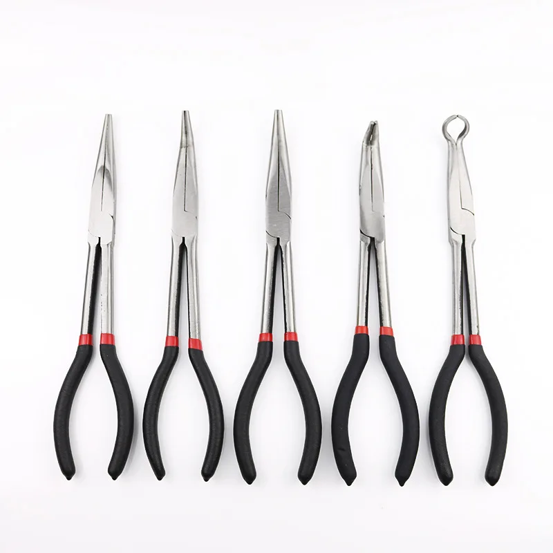 

11" 280mm Long Handle Multi-Functional Reach Circle Nose Pliers Plug Puller