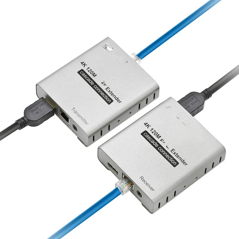 4K 60 Гц HDMI -com2.0 удлинитель м Ethernet RJ45 CAT5e/6 кабеля 1080P 120 без потери к с ИК | Электроника