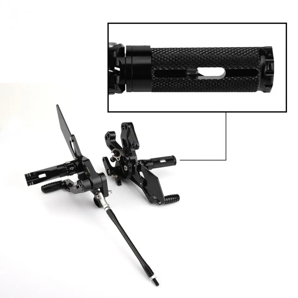 1 пара Прочный ЧПУ алюминиевый мотоцикл Rearset подножка подножки для Kawasaki Z1000 аксессуары для двигателя Новинка