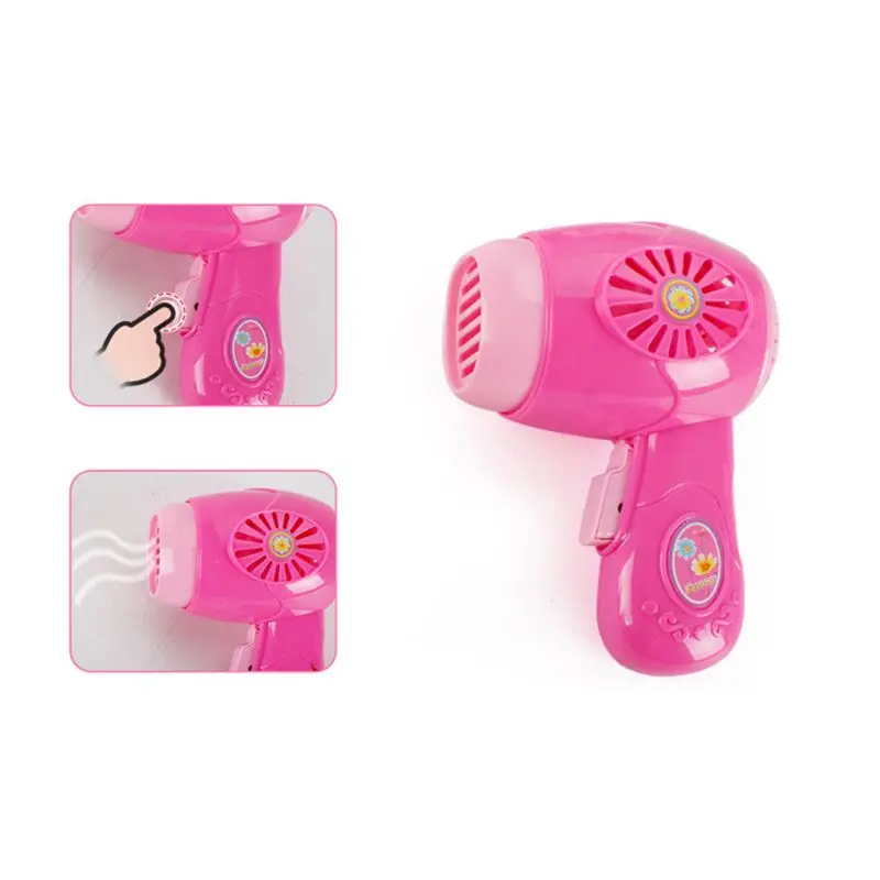 Mini aparato eléctrico de cocina para chicos niños varones y niñas, juego de secador de pelo de juguete, Educación Temprana, juego simulado para el hogar