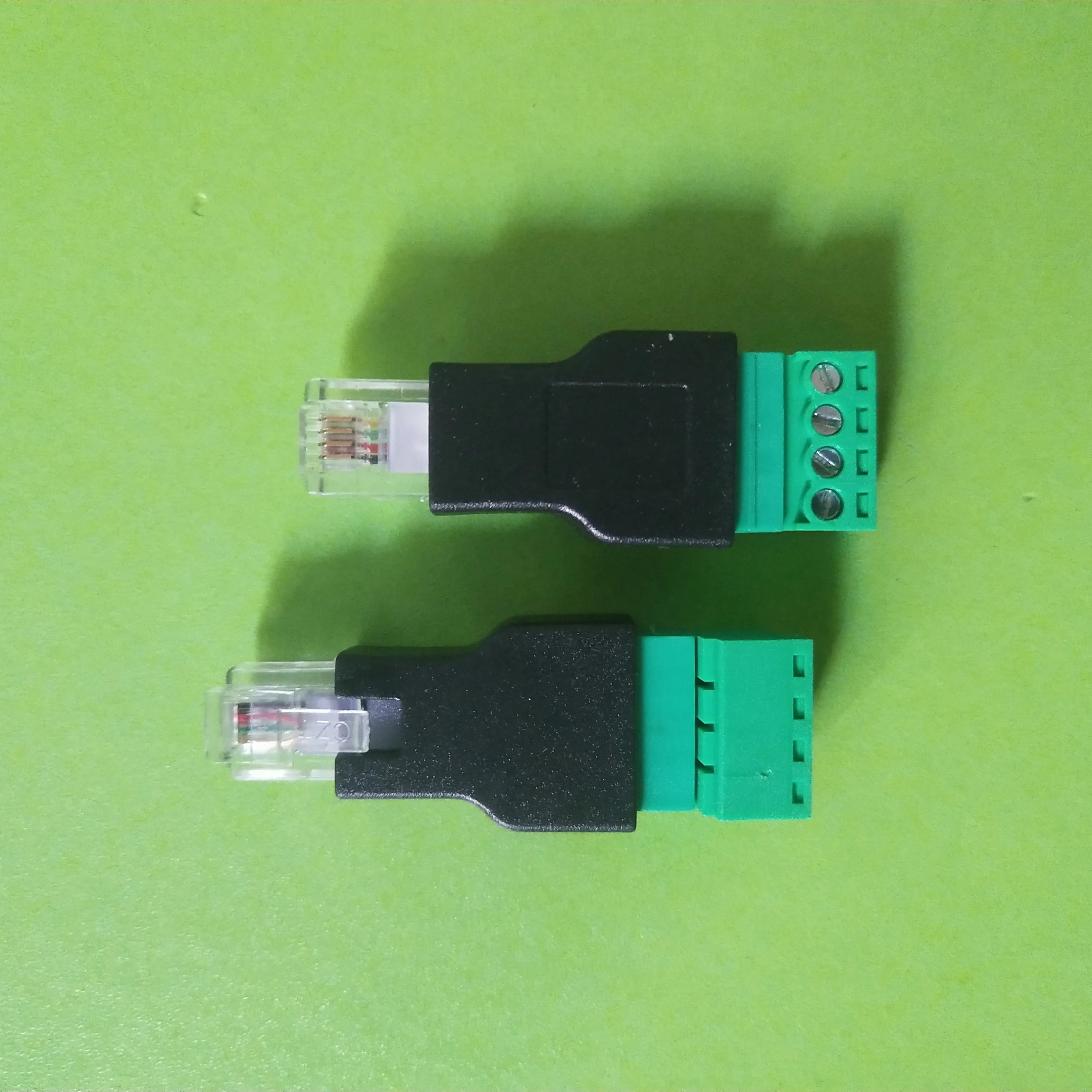 10 шт. RJ11 6P4C папа к 4pin винтовой терминал разъем адаптера распределитель системы