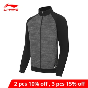 

Li-Ning Men Badminton Series Sports Jacket Zipper Closure FZ Knits Top Pockets LiNing li ning Competition Coat AWDP741 MWW1633