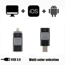 USB флэш-накопитель для iPhone X/8/7/7 Plus/6 Plus/6s/5/SE/ipad OTG флеш-накопитель HD флеш-накопитель 32 Гб 64 Гб 128 ГБ 256 ГБ флэш-накопитель usb 3,0