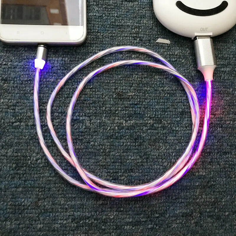1 м Магнитный кабель для быстрой зарядки 3А для iPhone XS samsung, быстрая зарядка 2.1A Micro usb type C, магнитный шнур для зарядки телефона и передачи данных
