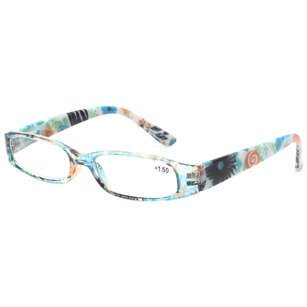 Reading Glasses Fashion Ladies Readers Spring Hinge with Pattern Print Eyeglasses for Women +1.0 +2.0 +3.0 +4.0 +5.0