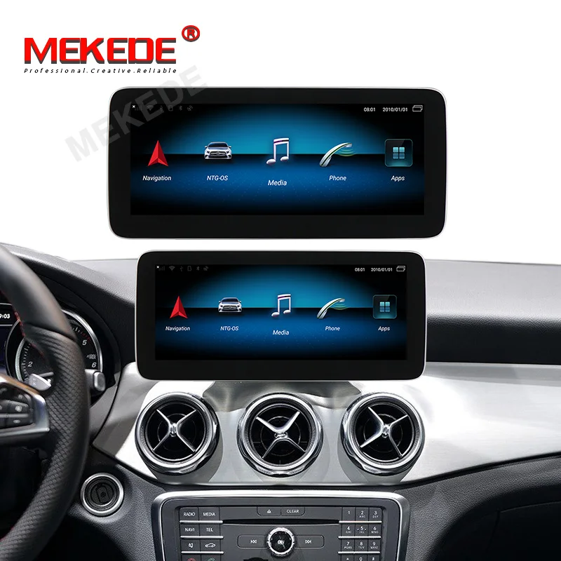 Ips 1924*720 Android9.0 4glte Автомобильный gps навигатор мультимедиа DVD стерео для Mercedes Benz GLA