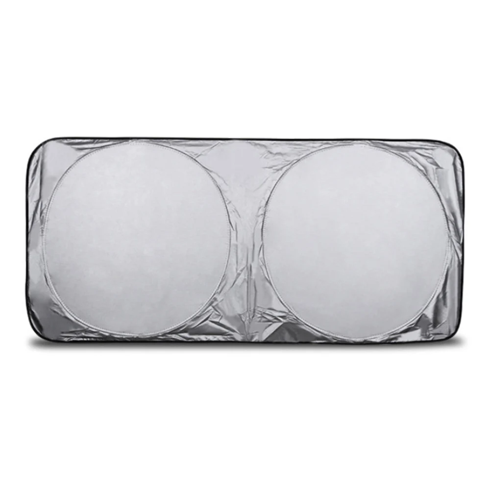 

150*70cm Foldable Car Windshield Sunshade Blocks UV Rays Sun Visor Protector High Quality Dropship